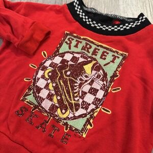 Sears Kids 3T Vintage Y2K Made In‎ USA Skateboard Longsleeve Shirt
